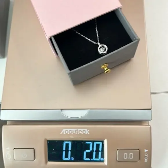 925 Silver Clavicle Necklace Minimal Layering Chain - Picture 9 of 9